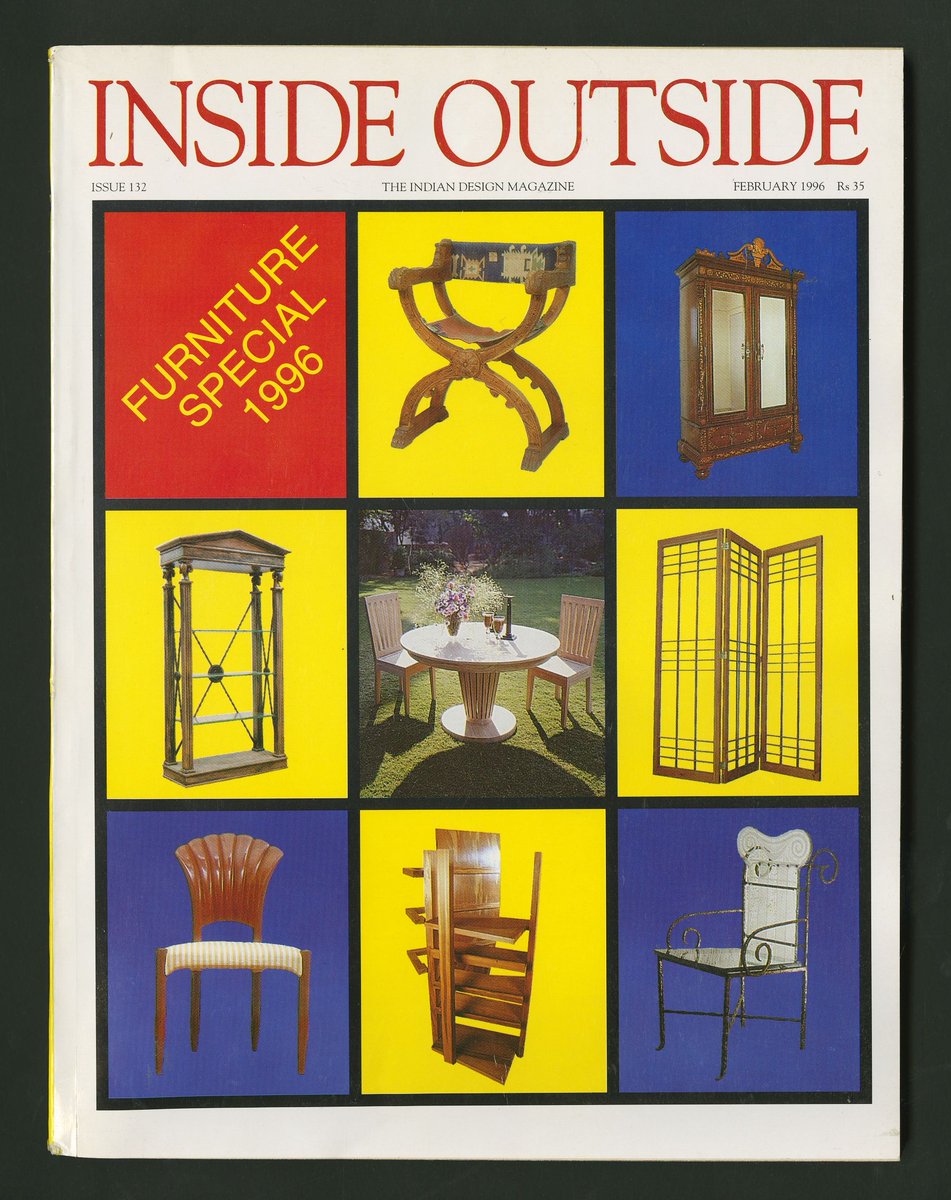 #7dies7cobertes de #InsideOutside

📆4/7

Núm. 132 (1996)

De les nostres #revistesdedisseny
De nuestras #revistasdediseño
From our #DesignMagazines

#7days7covers #coverdesign #disseny #diseño #design #indiandesign #arquitectura #interiorisme #mobiliari