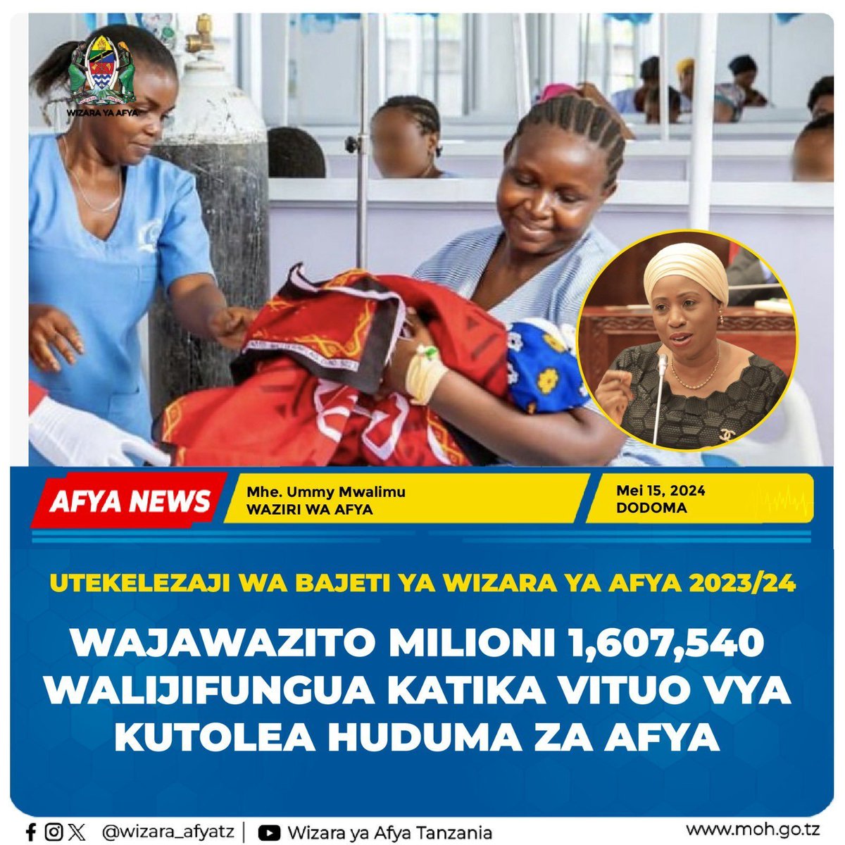 Ujenzi wa vituo vya kutolea huduma za afya karibu na wananchi umewezesha wakina Mama wajawazito kujifungulia kwenye vituo vya afya badala ya nyumbani.

#MamaYukokazini huduma za afya ya Mama na Mtoto zinaboreshwa.