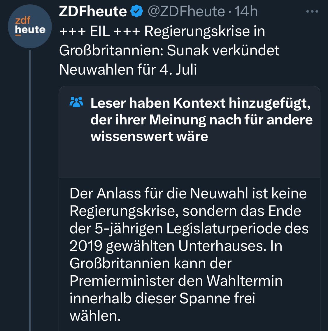 Das @ZDFheute verbreitet Falschmeldung! Wie unseriös wird dort eigentlich gearbeitet? @zdfmagazin