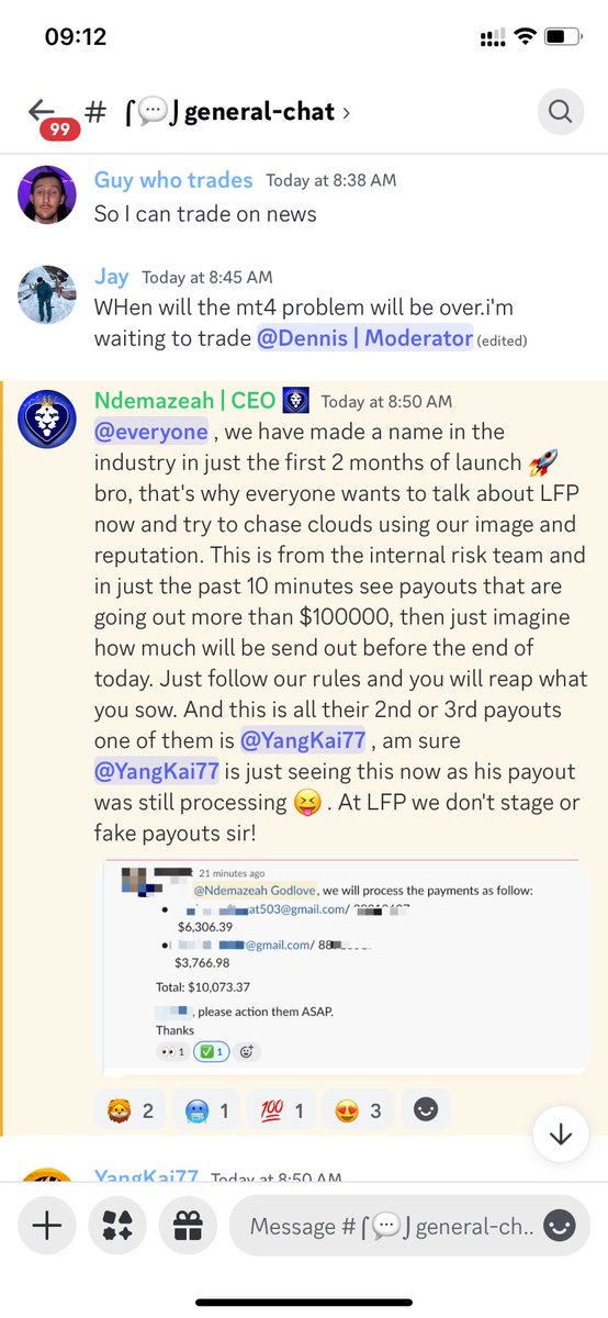 lionheartLFP's tweet photo. I mean it’s understandable 🤷🏼♂️if you don’t talk about LFP-You won’t get views🤫. So we boost you🚀.Payouts go out each and Everyday 🦁.
#LFP #Thebestpropfirm #forexeducation #ForexTrading #Ndemazeahgodlove #Lionheartfundingprogram https://t.co/cZF29hmFKv