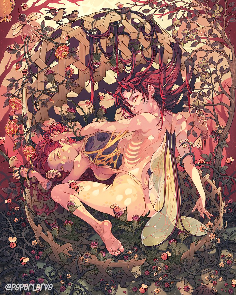 paperlarva's tweet photo. The Garden https://t.co/jLUr8Fljyd