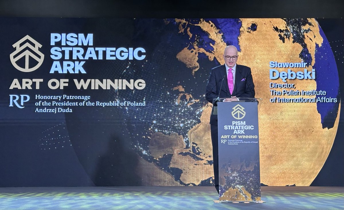 andrewmichta's tweet image. Director of ⁦@PISM_Poland⁩ ⁦@SlawomirDebski⁩ kicks off this year’s #Strategic_Ark conference in Warsaw. The theme: “The Art of Winning.”  I look forward to two days of discussion and debate. Thank you for inviting me. ⁦@ACScowcroft⁩ ⁦@AtlanticCouncil⁩