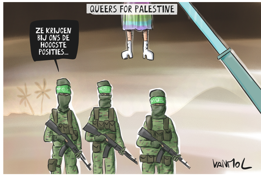 doorbraak.be/cartoons/queer… 
Voor al die LGTBQXY+ studenten die Hamas steunen :