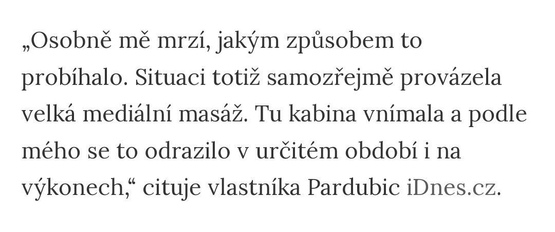 😂😂😂
Já se poseru, tak média mohla za to, že Pardubice hrály p**u.