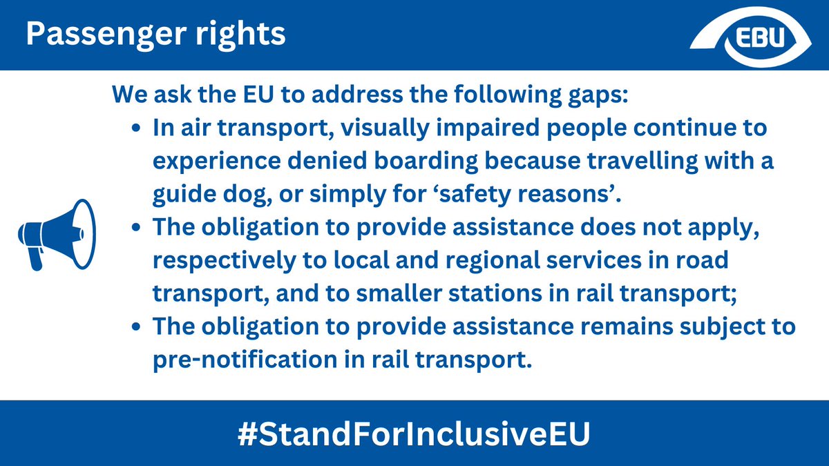 📢 Here is our related demand. #StandForInclusiveEU