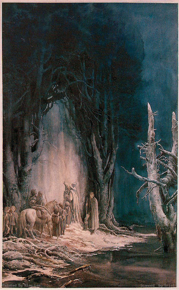 For #MAY 2007 ‘The Doors of Durin’ Alan Lee (b. 1947). Watercolour. *Tolkien The Lord of the Rings 2007* (HarperCollins) for May. #illustration #illustrationart #illustrationartists #AlanLee #JRRTolkien #TheLordOfTheRings #LOTR #Moria