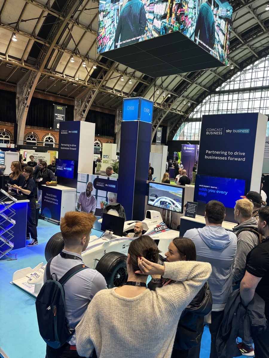 PSWEvents's tweet photo. #dtxmanchester #f1simulator working closely with #comcast #skybusiness join in for a chance to win #silverstone #grandprix tickets 2024 https://t.co/A9xUBFrbms