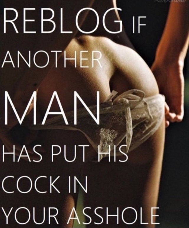ADMIT TO OUR FOLLOWERS IF YOU HAVE BEEN BUGGERED BY AN ALPHA MAN OR MEN………..TELL US IF YOU WANTED MORE…