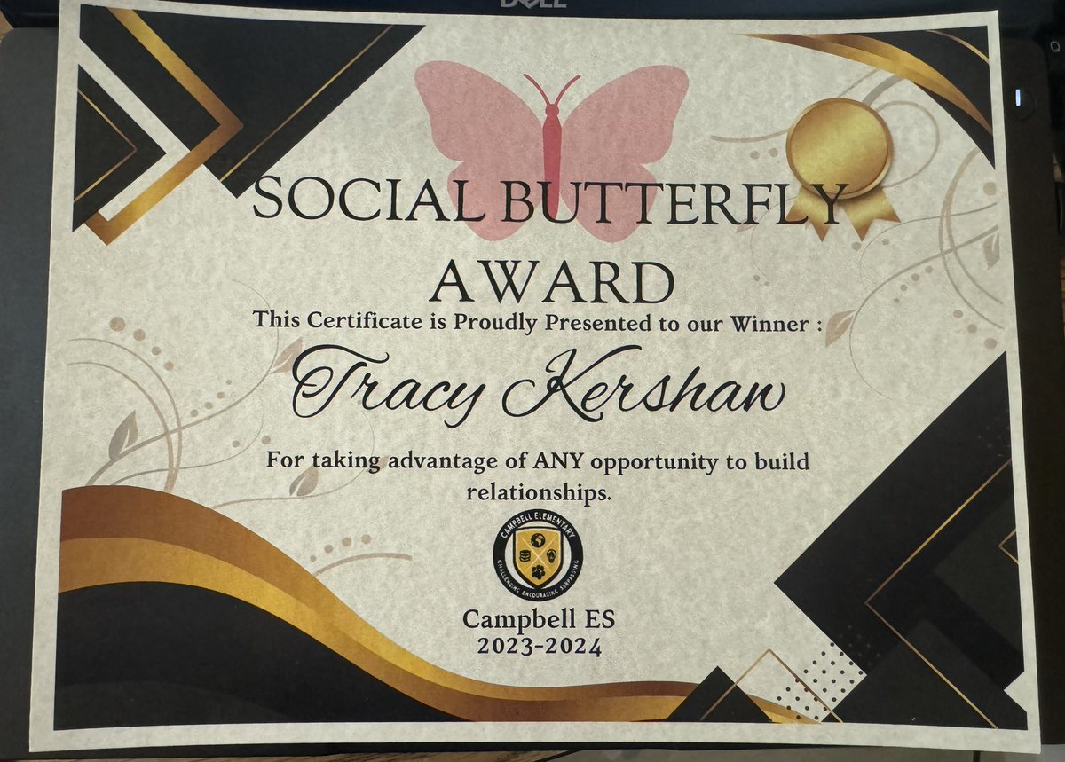 Tracy Jeter (@kershawskids) on Twitter photo Staff Superlatives!!! Look what I was named…Social Butterfly 🦋🦋❤️🦋🦋 Thank you Mrs. Brown, Math Coach <a href="/CampbellES_FCS/">Campbell Elementary</a> and my fellow COUGARS for your kind words and this award! I ❤️ CAMPBELL ES❤️<a href="/ADNspire/">Arthur Davis</a> <a href="/TracyMcdonaldt2/">Tracy McDonald</a> <a href="/DeShuntaAdams/">MsAdams</a> Staff Superlatives!!! Look what I was named…Social Butterfly 🦋🦋❤️🦋🦋 Thank you Mrs. Brown, Math Coach <a href="/CampbellES_FCS/">Campbell Elementary</a> and my fellow COUGARS for your kind words and this award! I ❤️ CAMPBELL ES❤️<a href="/ADNspire/">Arthur Davis</a> <a href="/TracyMcdonaldt2/">Tracy McDonald</a> <a href="/DeShuntaAdams/">MsAdams</a>