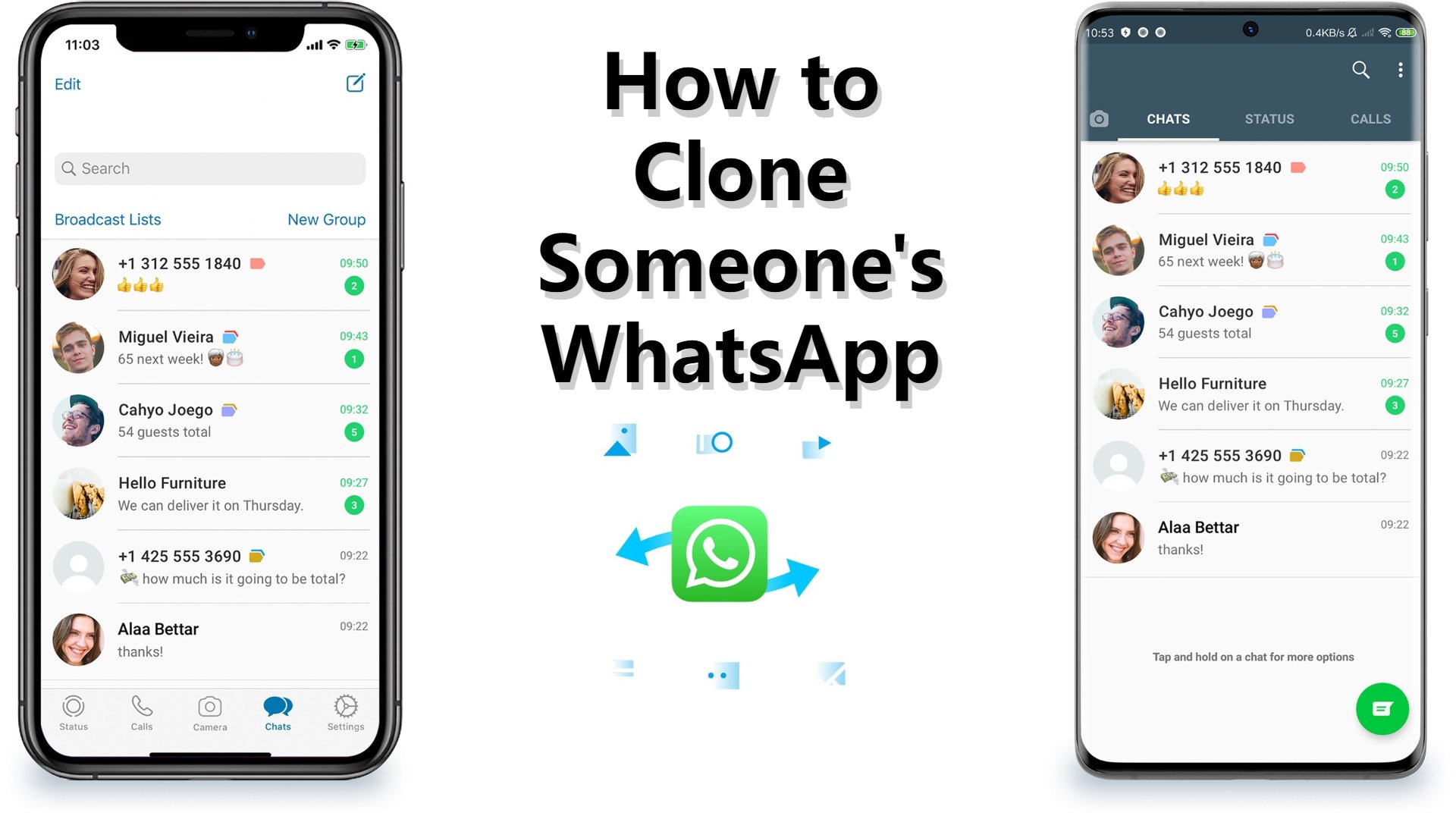 iMyFone FamiGuard على X: &ldquo;How to clone someone&rsquo;s #WhatsApp? Out 