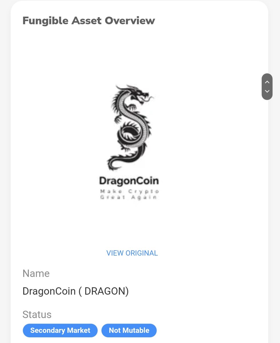 DragonCoinSol's tweet image. $DRAGON is the first and only semi-fungible token on $SOL, and this is one of the reasons why we are destined to grow.
We are literally an #NFT and a token at the same time.
When you buy dragon, you buy an asset; when you buy other tokens, you buy a currency.
$PEPE $SHIB