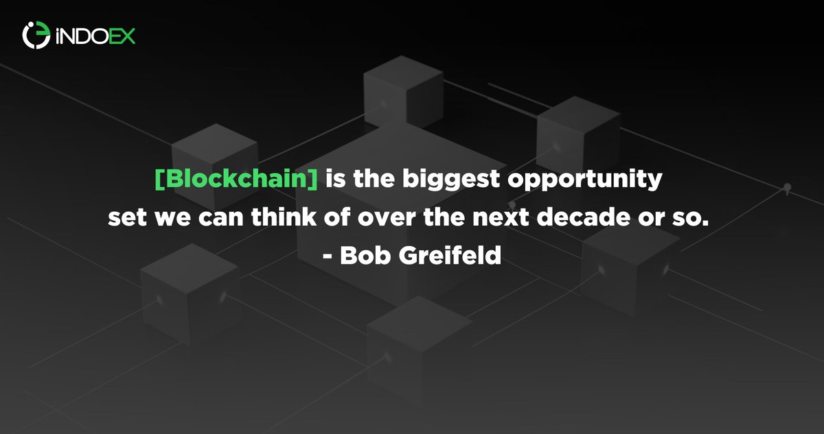 Indoex_LTD's tweet photo. 🚀📈💡 "Blockchain is the biggest opportunity set we can think of over the next decade or so." — Bob Greifeld
#DigitalTransformation #DecadeOfChange #NextBigThing #Blockchain https://t.co/rGkRAR9gyZ