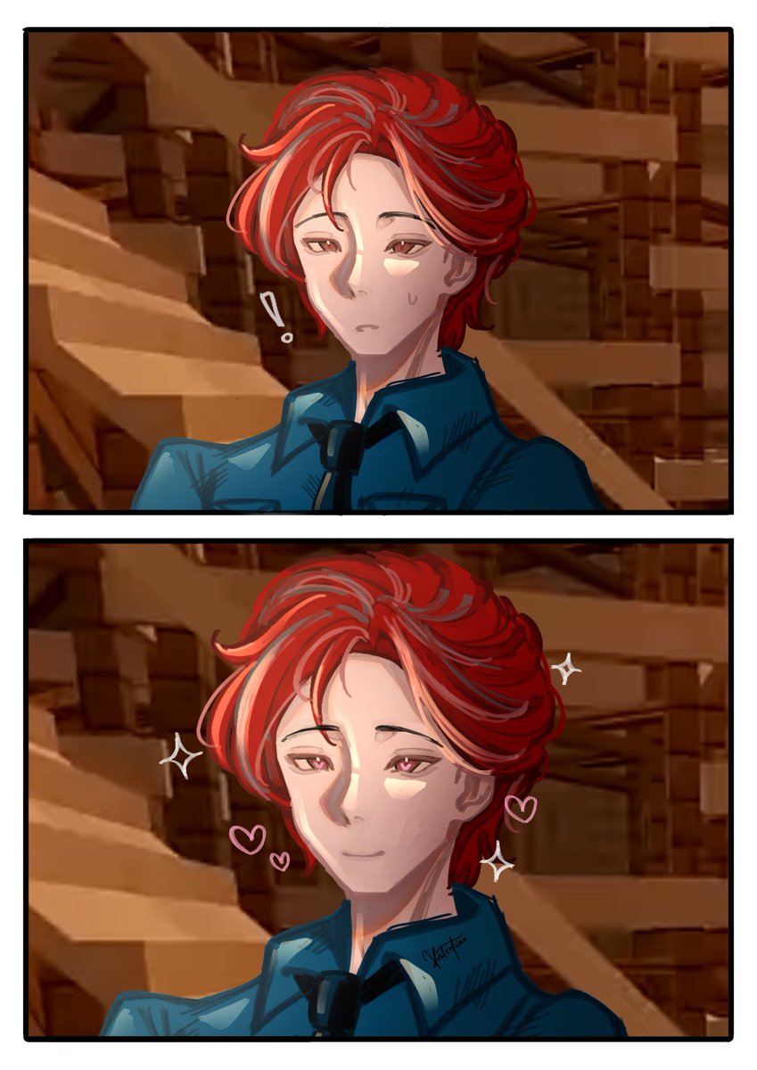 heart_2hearttt's tweet photo. I LIKE TO THINK THIS IS THE WAY HE LOOKS AT HER WHENEVER SHES TALKING 😭 

#krew #itsfunneh #yhs #itsfunnehyhs #yhsfanart #falec https://t.co/xuBqyWpy5H