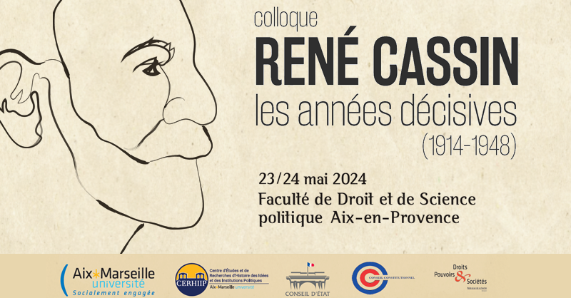 Le Président Fabius interviendra sur le thème « René Cassin et l’État de droit » lors du colloque « René Cassin, 1914-1948 : les années décisives » le 24 mai au sein de l’@univamu. @FdspAmu @Conseil_Etat ➡️ univ-droit.fr/docs/recherche…