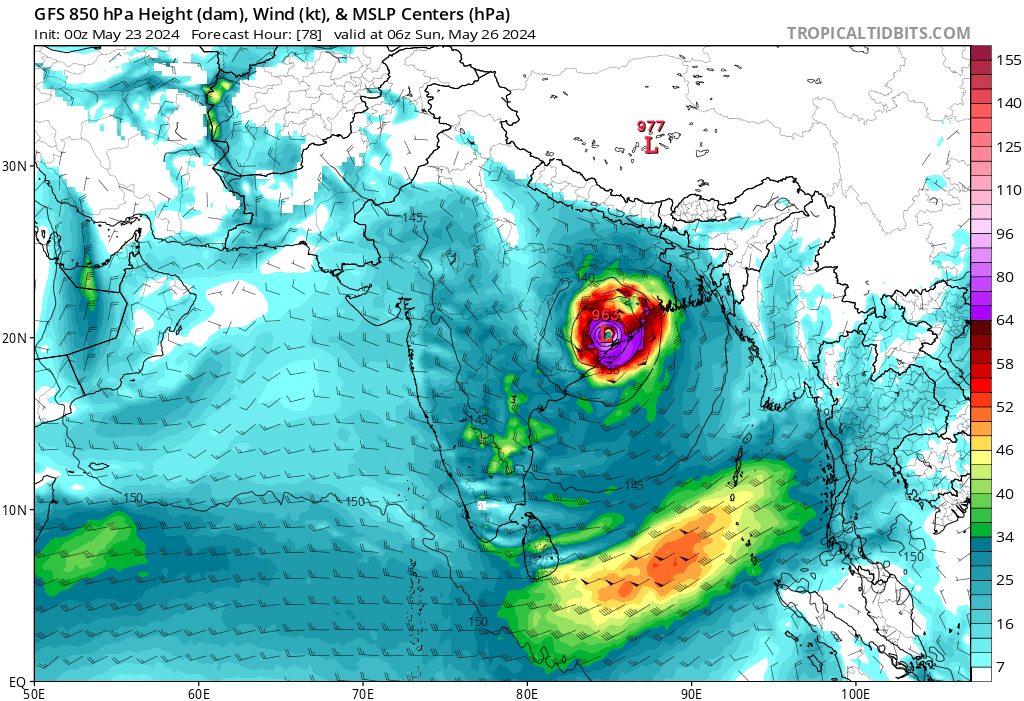 Heatwaves over MMR will stay till 27th of May after which condition are will improve and temperature will decrease but humidity to stay high.
Currently due high temp and high humidity making the real feel temp high.
©TropicalTidbit
#Mumbai #Thane #KalyanDombivli #NaviMumbai