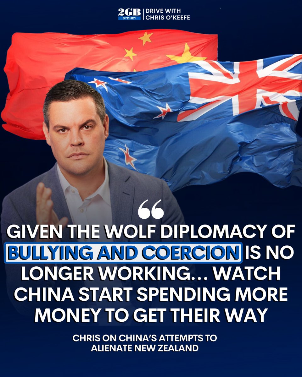 Chris O'Keefe has raised concerns about China's attempts to pressure New Zealand into distancing from Australia and AUKUS through its ambassador. @cokeefe9 MORE: brnw.ch/21wK3kF