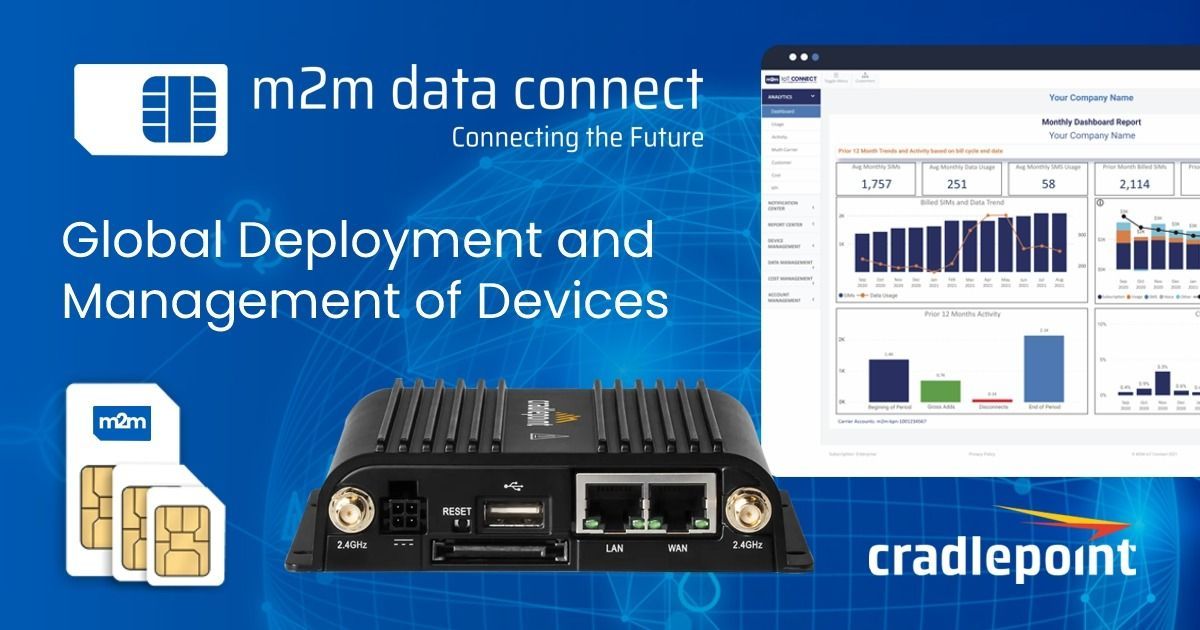 Enhance your IoT Connectivity efficiency by utilizing our Unified Connectivity Management Platform (UCMS) integrated with Cradlepoint

For more information; buff.ly/3WOeIhu 

#IoT #ConnectivitySolutions #cradlepoint #edge #edgerouter #5g #iotorchestration