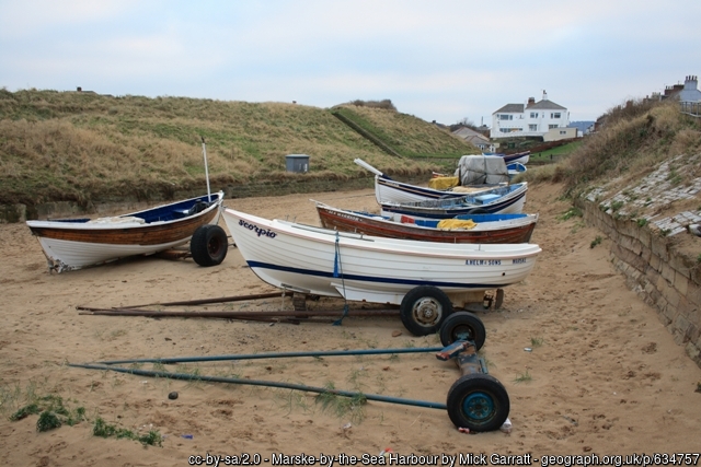 Picture of the Day from #Redcar area, 2007 #Marske #harbour #boats #coast geograph.org.uk/p/634757 by Mick Garratt