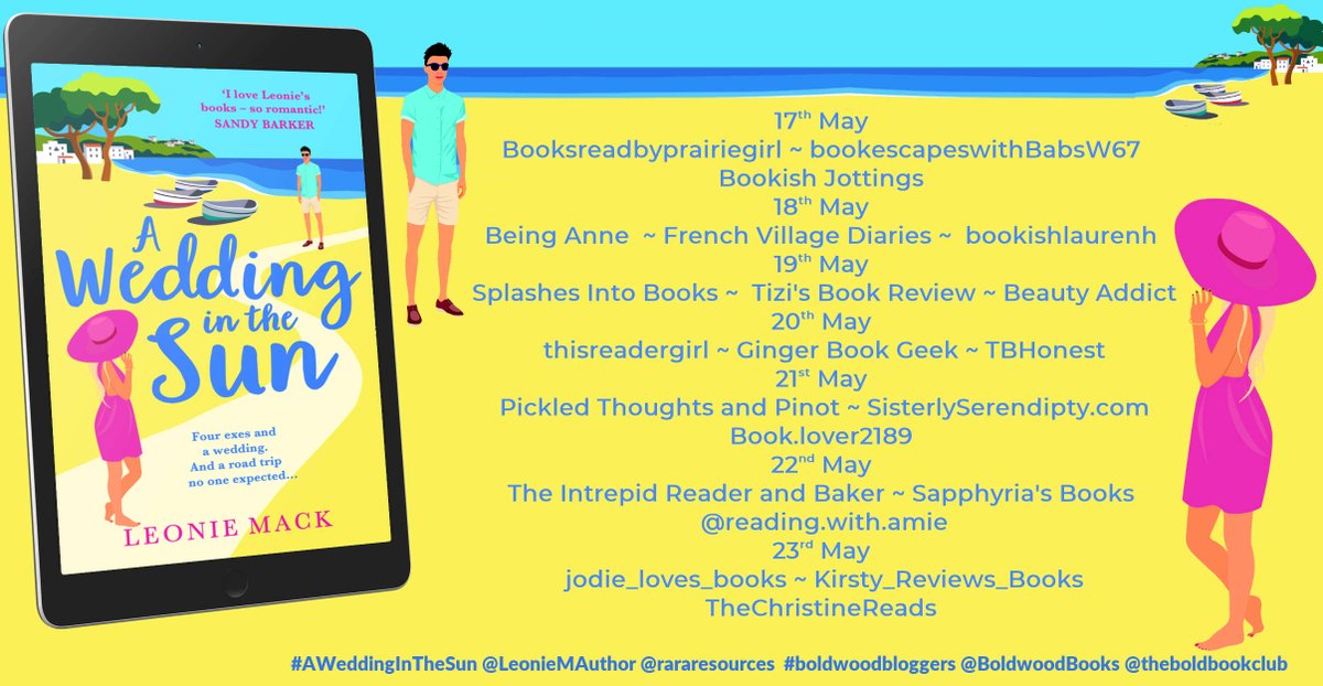 'A highly amusing rom-com' says @KirstyReviews about #AWeddingInTheSun by @LeonieMAuthor instagram.com/p/C7TiAFrt9a-/… @BoldwoodBooks