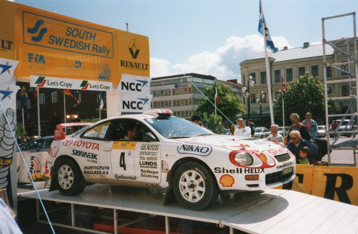 The last time that @Petter_Solberg competed on a #FIAERC event? South Swedish Rally 1998 🤩 Images by Ulf Malmgren & Tommy Svensson 📸