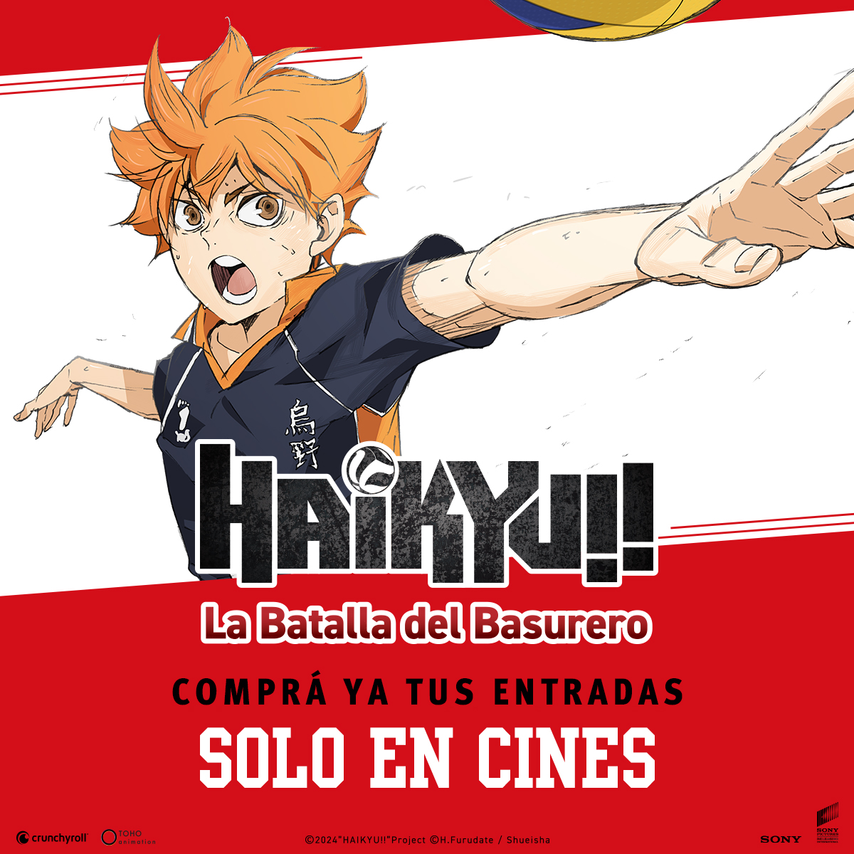 ¡Sabemos que lo estaban esperando! 🤩🏐 La venta anticipada de #HAIKYU! La Batalla del Basurero 💥 ya está disponible 🙌🏼 🎟️ Conseguí tus entradas en cinepolis.com.ar 📅 Estrena el 30 de Mayo