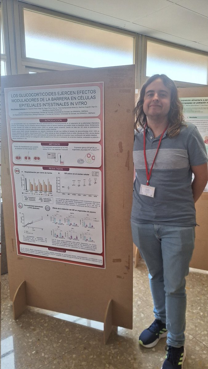 Hoy hemos asistido a las IV Jornadas de Jóvenes Investigadores de la Facultad de Farmacia para presentar los resultados de nuestras últimas investigaciones
<a href="/ffarmaciaUGR/">Facultad de Farmacia</a>