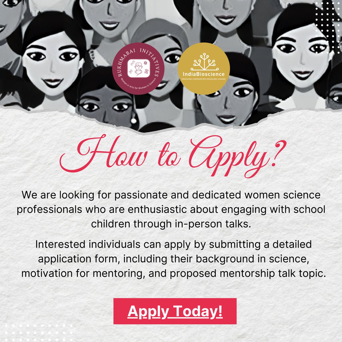 Calling all women in science who are passionate and dedicated women science professionals who are enthusiastic about engaging with school children through in-person talks.