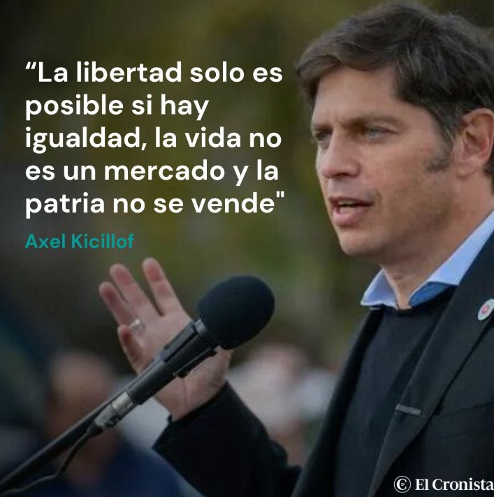 NO a la DERECHA, SI a los DERECHOS!.
Axel es el camino para reconstruir un futuro de esperanza e igualdad!.🇦🇷💪...
#BuenJueves
#MileiesHambre
#HabraConsecuencias