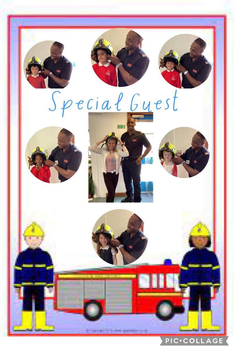 A massive thank you firefighter Darren, who helped us learn about the importance of fire safety. 
Carle class loved trying on the firefighter’s helmet 🧯🚒👩‍🚒
<a href="/WhittinghamWHA/">Whittingham Primary Academy</a> <a href="/MissPeggWHA/">Miss Pegg ❤️</a>