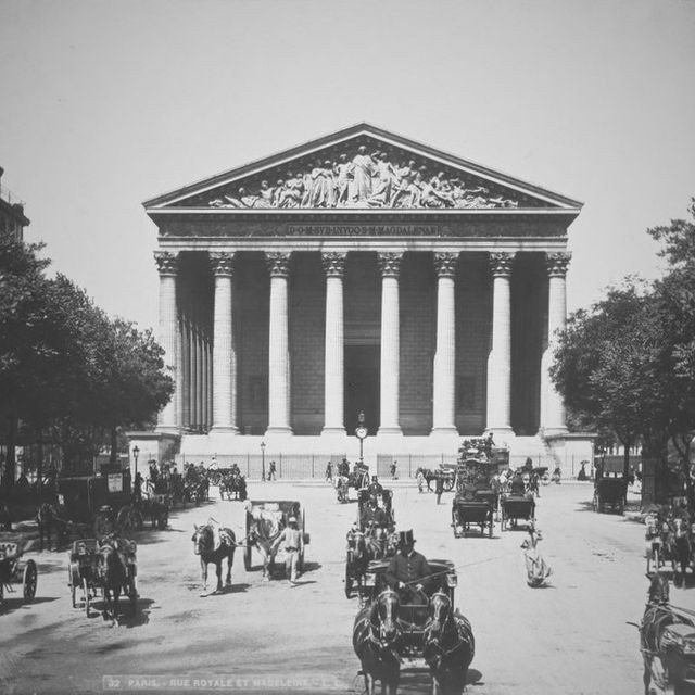 Léon et Lévy. Rue Royale et la Madeleine 1889.