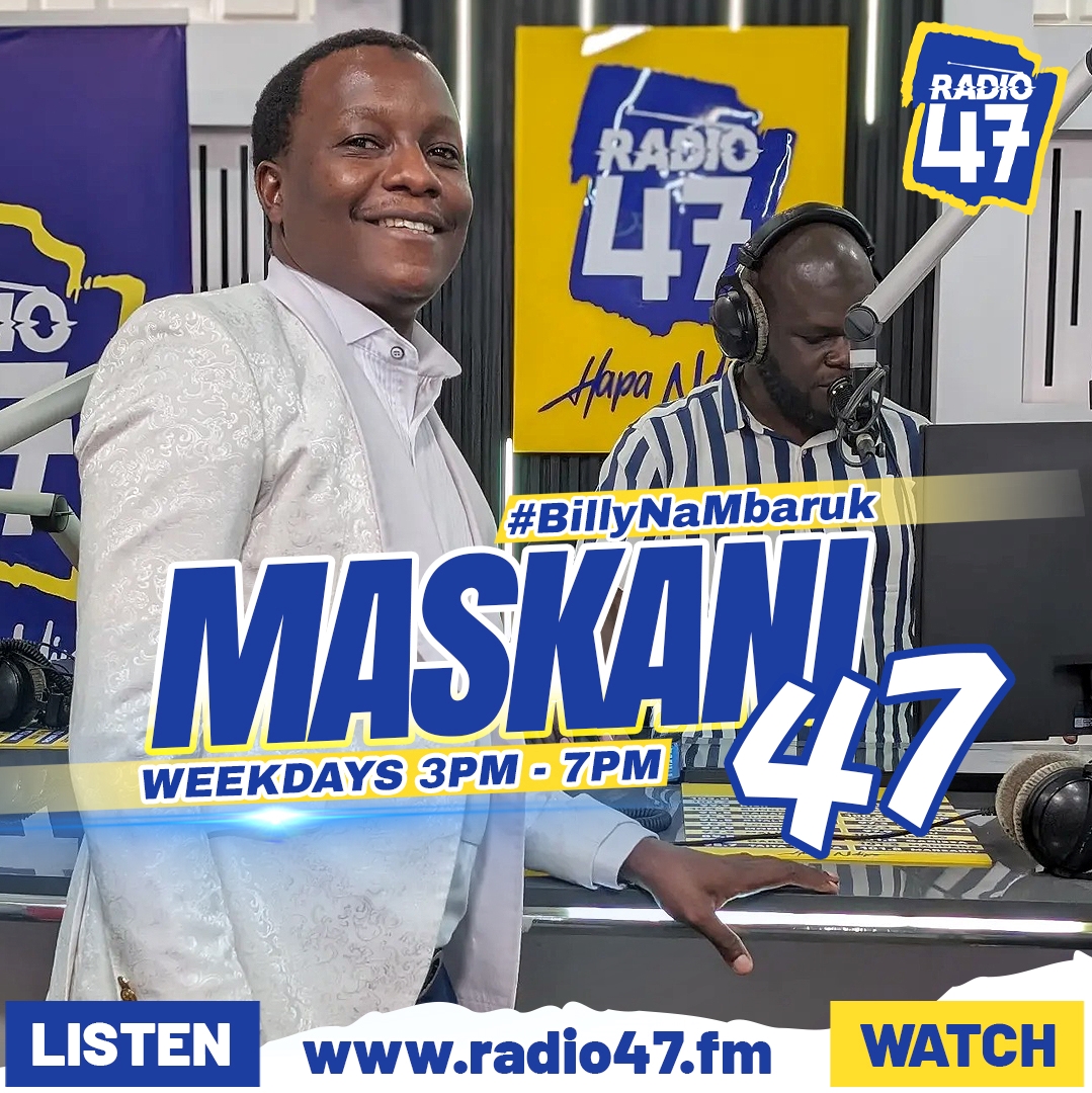 Karibu kwa the doppest show on planet earth ukiwa na @mbarukmwalimu na @BilyMiya kwenye Maskani 47. #HapaNdipo #BillyNaMbaruk