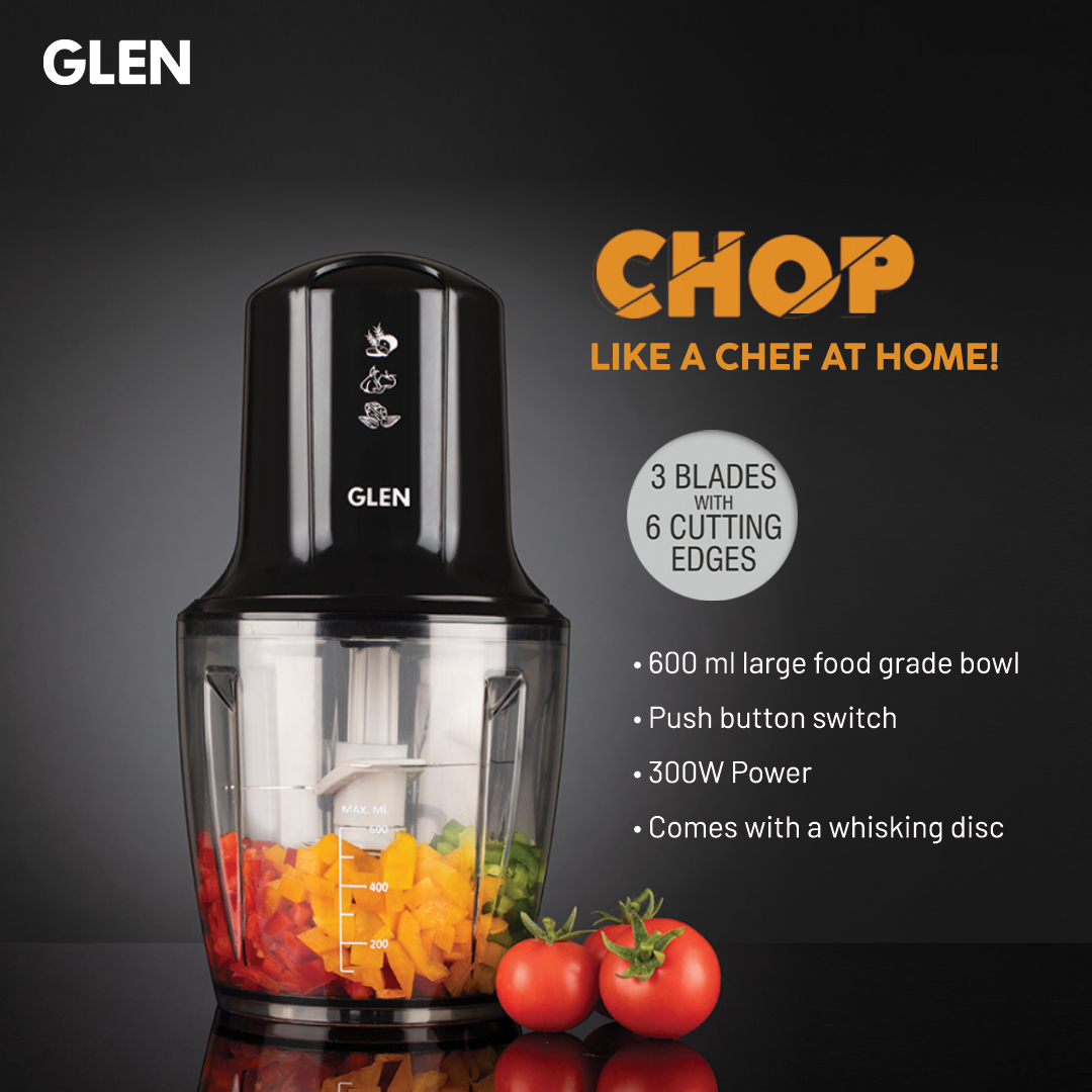 Glen__India's tweet image. Introducing our innovative vegetable chopper with three blades featuring six cutting edges, designed for fast chopping results. In turn saving your 30% of time. 

#KitchenInnovation #ElectricChopper #KitchenGadgets #cookingmadeeasy #makewithglen #amazonfinds #kitchenappliances