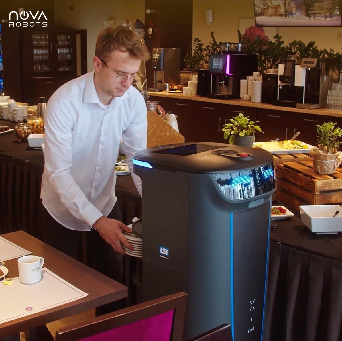 nova_robots's tweet image. Nuestros robots son ayudantes perfectos que aportan alegría a tus clientes, y lo que es más importante, a tus empleados. Están siempre dispuestos a apoyar y servir, ¡con una sonrisa!☺️
Disponible para compra o alquiler en novarobots.es/contacto-2/ #bellabot #FelizJueves #tendencia