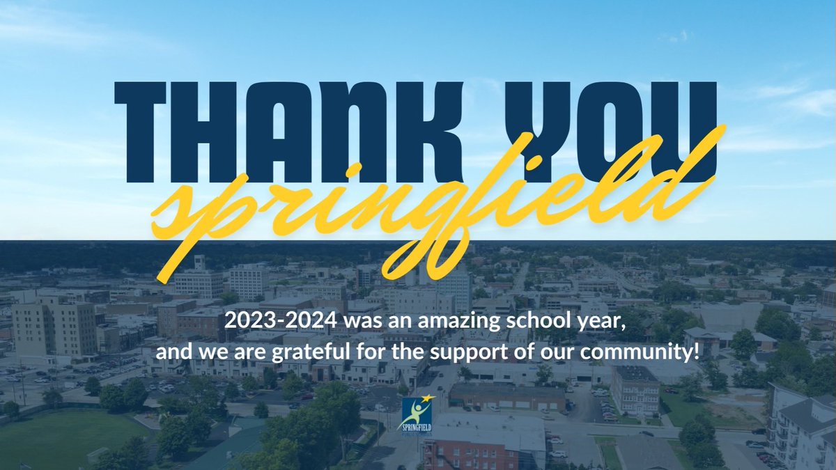 Springfield, we've had an amazing school year together. 👏 Thank you #TeamSPS, partners, volunteers and everyone who supported our students this year. It's time to celebrate! We'll see you at Explore.