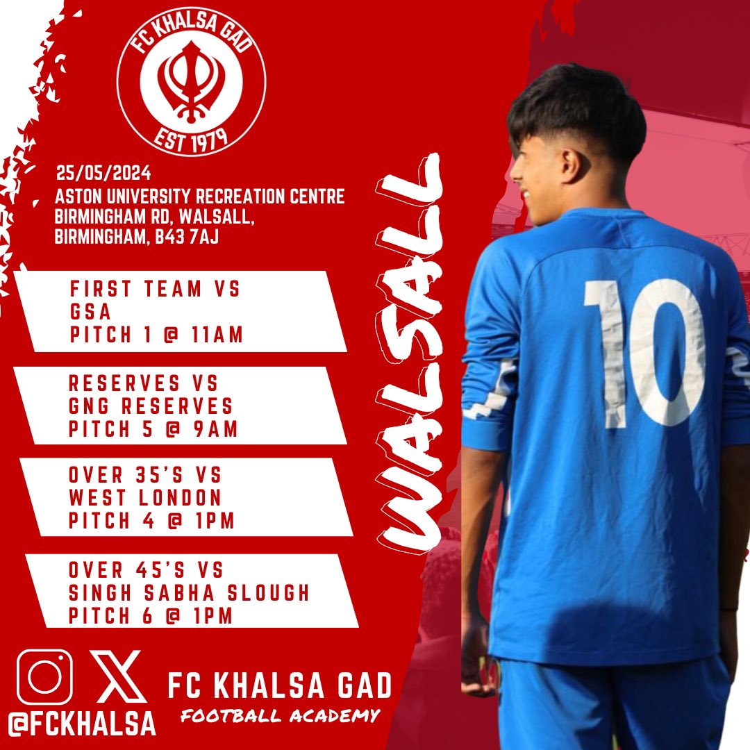 FC Khalsa GAD (@fckhalsa) on Twitter photo โฝ๏ธ ๐ฅ ๐ฒ๐ญ๐ญ ๐ฒ๐ต๐ถ๐ช๐ฒ๐ถ๐ผ๐ป ๐ญ๐ถ๐ถ๐ป๐ฉ๐จ๐ณ๐ณ ๐ฅ โฝ๏ธ
Our senior teams are ready to compete in the first tournament of the season.
Good luck to all the teams participating! ๐โฝ๏ธ
#KnockoutFootball #Tournament #KFF #Team #Football #Academy #Khalsa โฝ๏ธ ๐ฅ ๐ฒ๐ญ๐ญ ๐ฒ๐ต๐ถ๐ช๐ฒ๐ถ๐ผ๐ป ๐ญ๐ถ๐ถ๐ป๐ฉ๐จ๐ณ๐ณ ๐ฅ โฝ๏ธ
Our senior teams are ready to compete in the first tournament of the season.
Good luck to all the teams participating! ๐โฝ๏ธ
#KnockoutFootball #Tournament #KFF #Team #Football #Academy #Khalsa