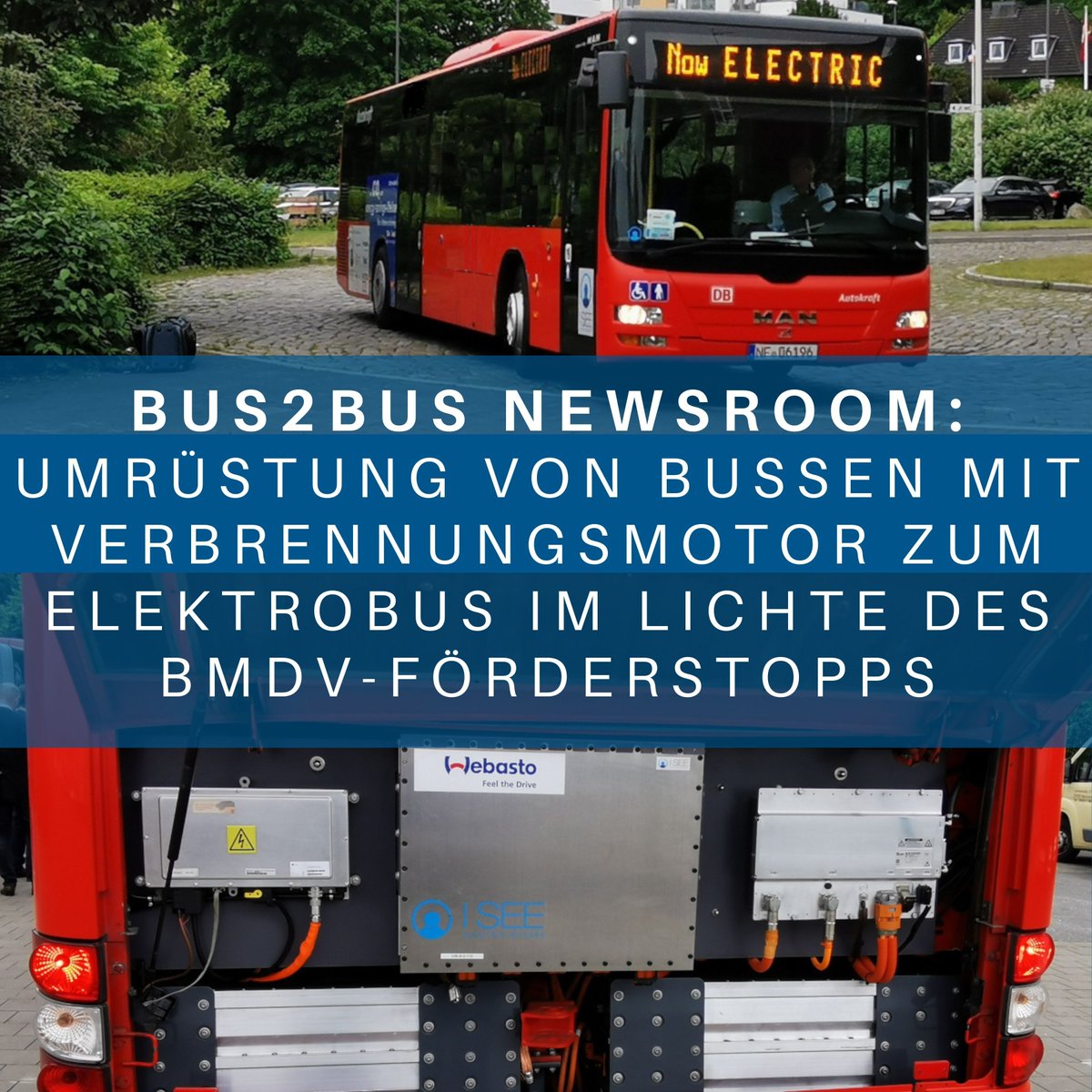 🚍🔋 #BUS2BUS Newsroom
🔎 Der Rote Renner hat bei Nutzfahrzeug-Umrüstern &amp; E-Mobilität-Expert:innen nachgefragt, wie sie die Wirtschaftlichkeit der Umrüstung im Vergleich zur Neuanschaffung und die zukünftige Nachfrage im Segment einschätzen.
🔗 📰: di-ri.co/59N5q