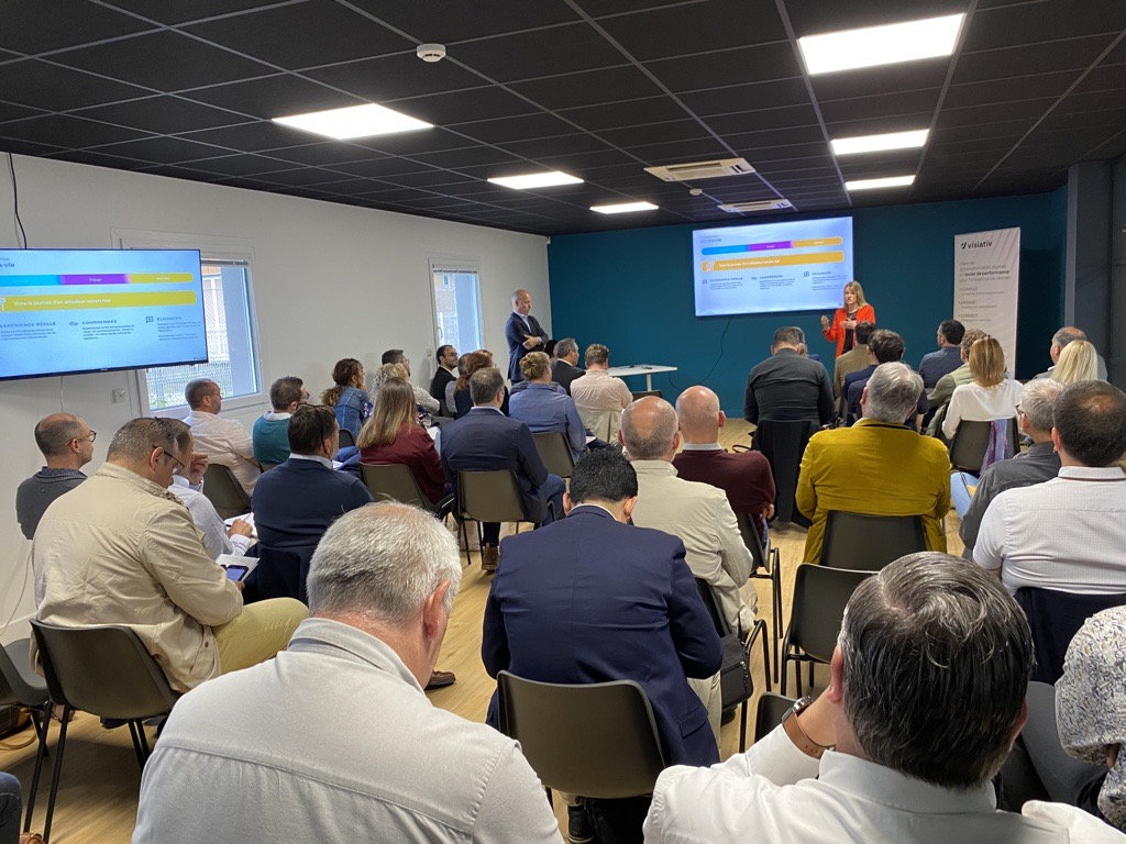 moovapps's tweet photo. La journée Visiativ Force de vente est lancée ! 🙌
Nous sommes à l'agence de Valence pour notre rendez-vous annuel avec les témoignages de Cédric Faure, Directeur Commercial de SFGP SIGMADIS-CADELEC, et Christophe Bataillard, DSI de PEUGEOT SAVEURS. 💬
#sharingisgrowing https://t.co/NzYsN0t1t9
