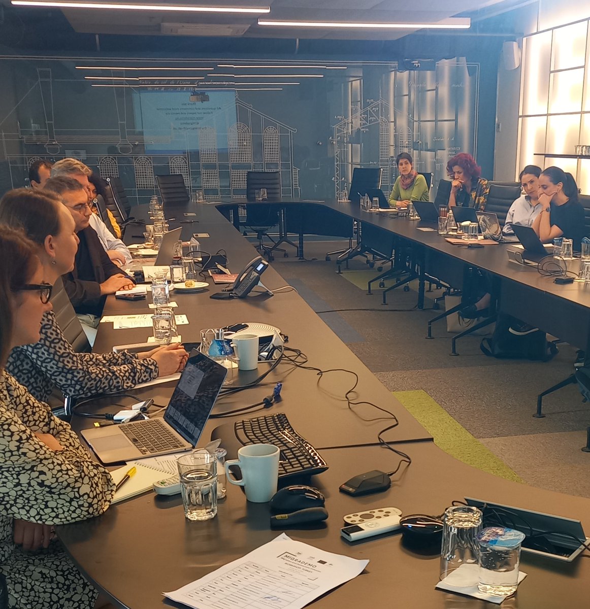 Today, the @migrademo Project workshop took place at @BiLGiOfficial, where attendees engaged in discussions on the project’s preliminary findings. @ERC_Research @EvaOstergaard @cpa_uab
