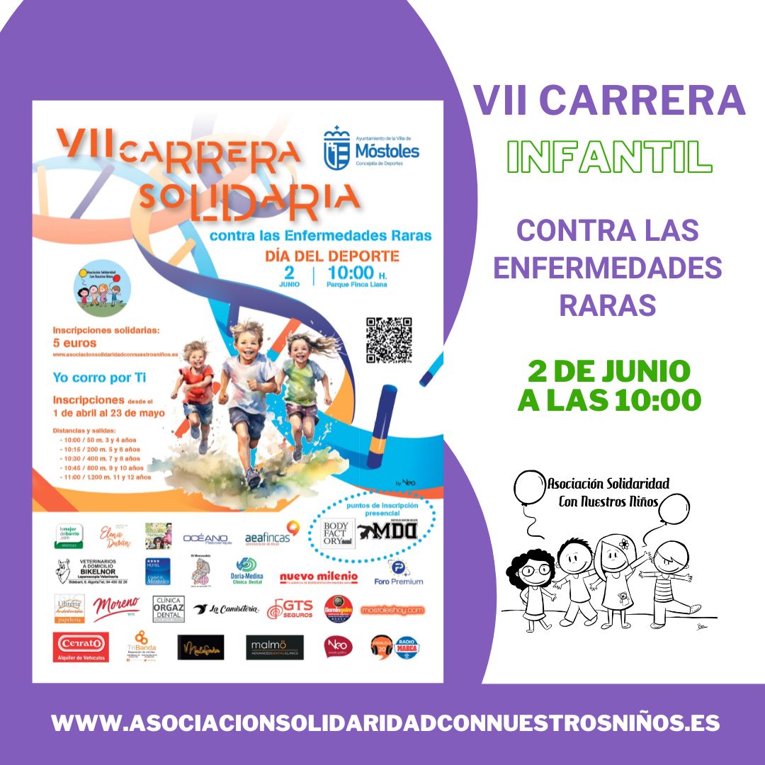 Inscríbete en la 𝗩𝗜𝗜 𝗖𝗮𝗿𝗿𝗲𝗿𝗮 𝗦𝗼𝗹𝗶𝗱𝗮𝗿𝗶𝗮 𝗜𝗻𝗳𝗮𝗻𝘁𝗶𝗹🏃‍♂️ ⁣
𝗔𝗤𝗨𝗜 …ciacionsolidaridadconnuestrosniños.es/InscripcionCar… #Mostolessolidario #Mostoles