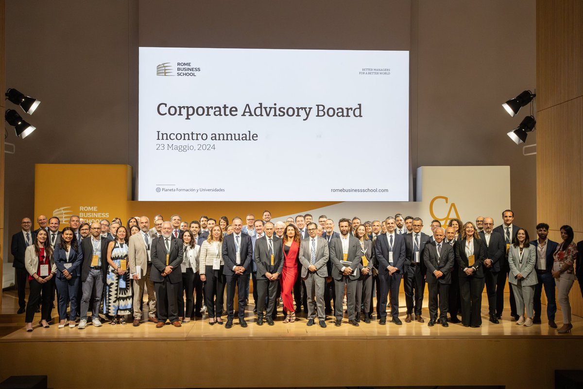 Corporate Advisory Board 2024 Annual Meeting: A success of connections and visions for the future! 

Thank you to all who made the event possible and a special thanks to Carlo Cottarelli.