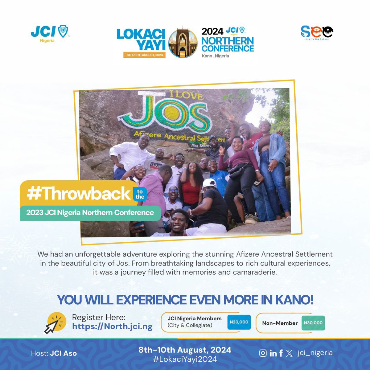 Kano is Calling- Jos was great, but YOU will experience even more in Kano Pack your bags for an epic adventure at the 2024 Northern Conference in the vibrant City of Kano! 1/2