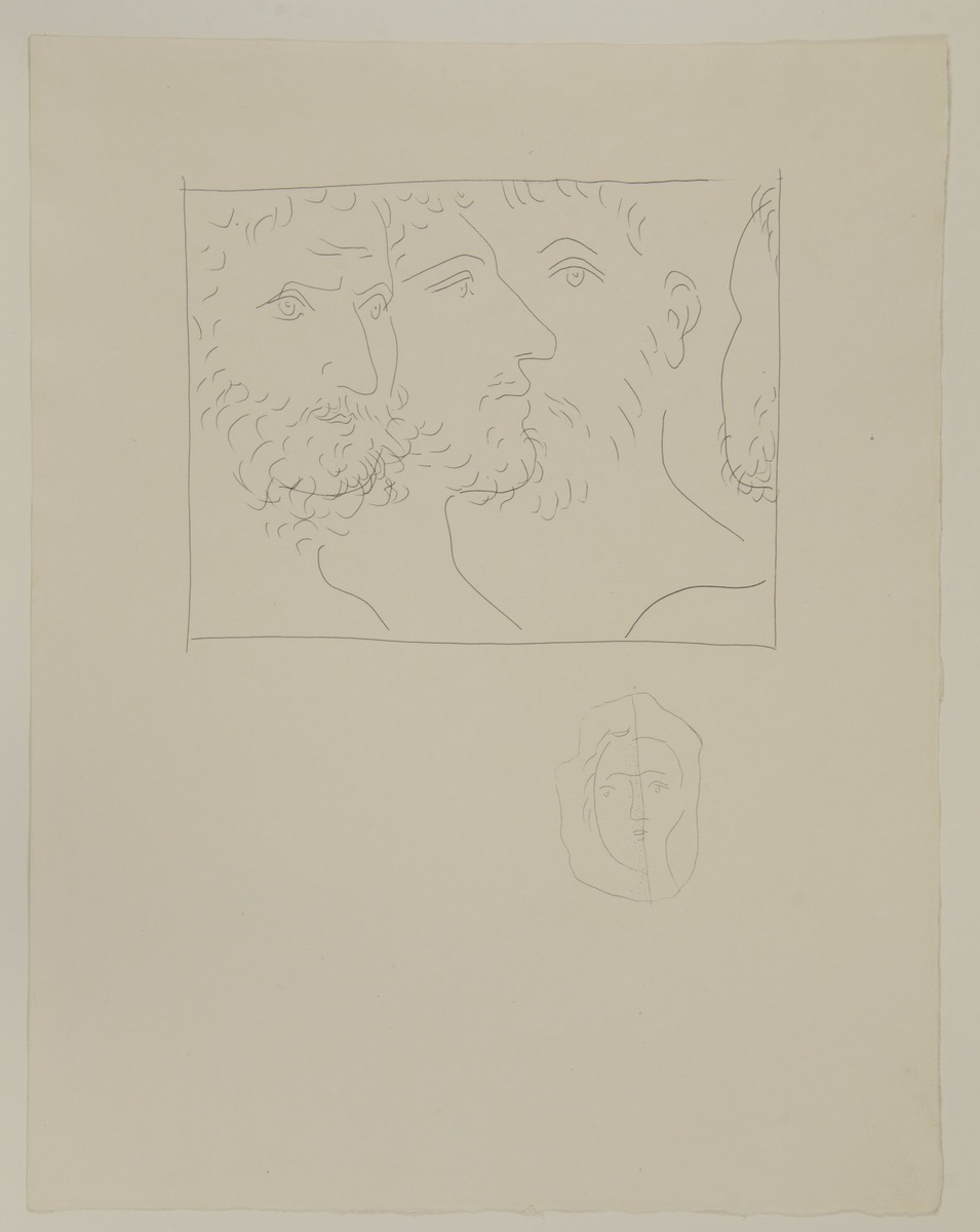 Quatre Tête d'Hommes, 1931 linktr.ee/picasso_artbot