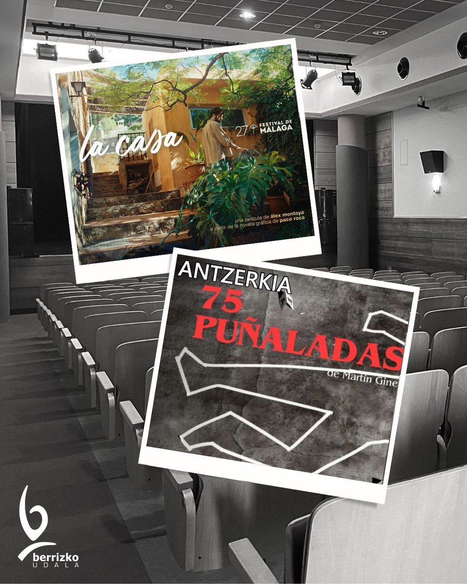 📒🎭 AGENDA KULTURALA | AGENDA CULTURAL <a href="/BerrizkoKulturE/">Berrizko Kultur Etxea</a> 

🎞️ La Casa
Maiatzak 24 Mayo, 19:30
Maiatzak 26 Mayo, 19:00

🎭 75 Puñaladas - Txintxaun antzerki kolektiboa
Maiatzak 25 Mayo, 19:00

berriz.eus/eu-ES/Gertakar…

#berriz #berrizkoudala #kulturagenda