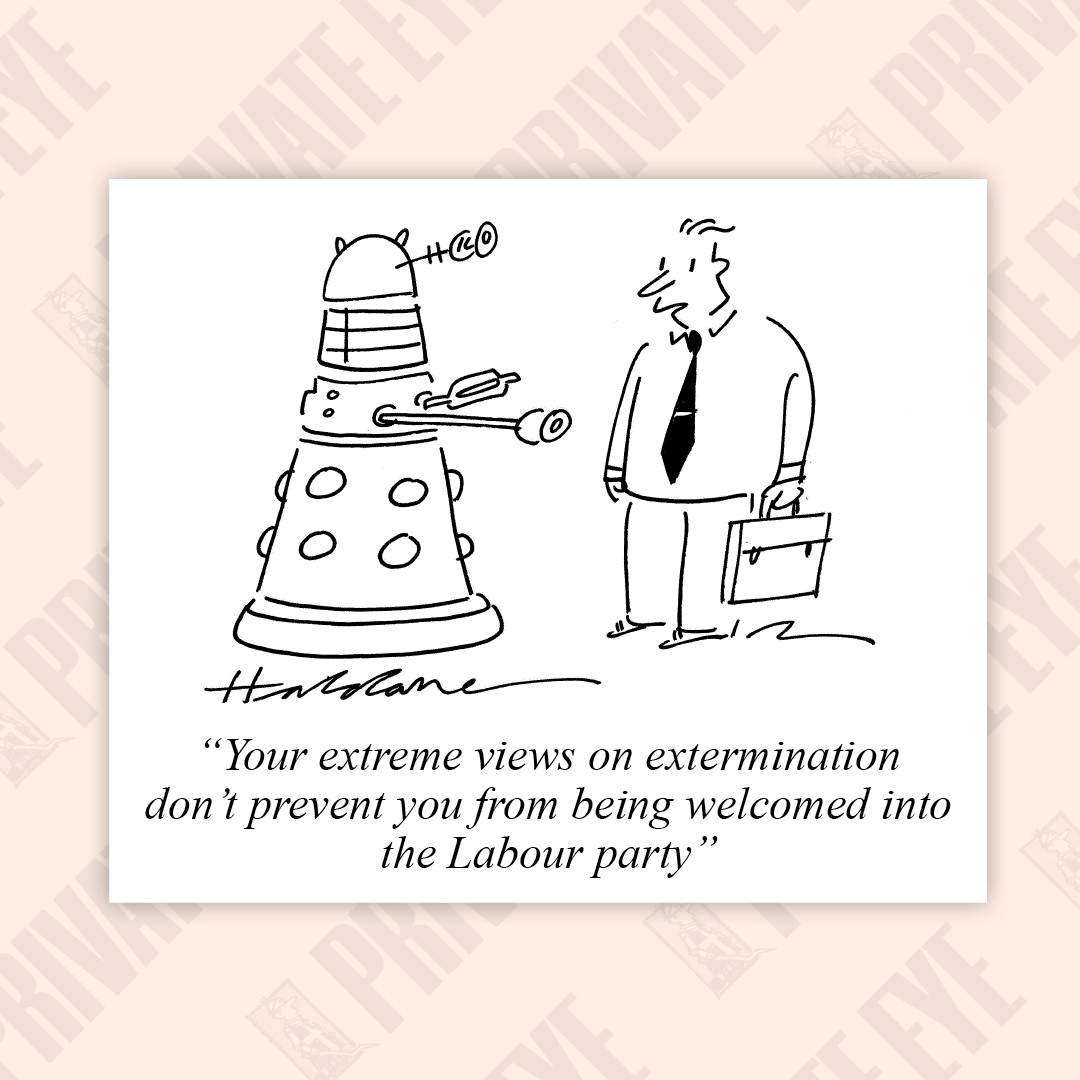 Exterminate! From the new Private Eye, out now.