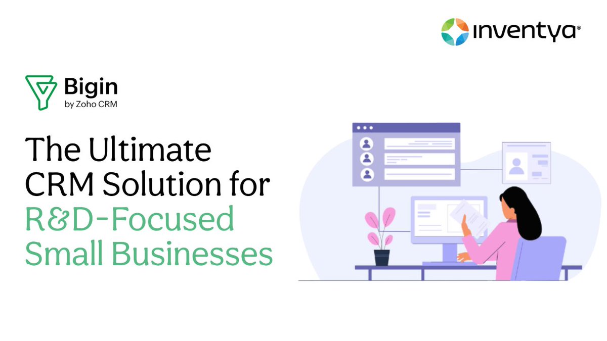 Bigin by Zoho CRM: The Ultimate CRM Solution Built &amp; Priced for Small Businesses. 

Read our article for more detail on the key features of Bigin, and let us know if it would be worthwhile for your company.

👉 zurl.co/Xrm1