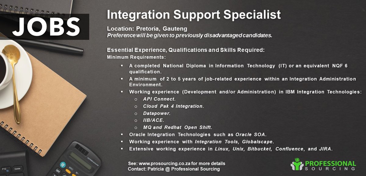 ProSourcingZA's tweet image. prosourcing.co.za/jobs/integrati…

A leading financial services group of good repute requires the services of a seasoned Integration Support Specialist to join their team.

#informationtechnology #integrationtechnology #jobseekers #recruiting #prosourcing
