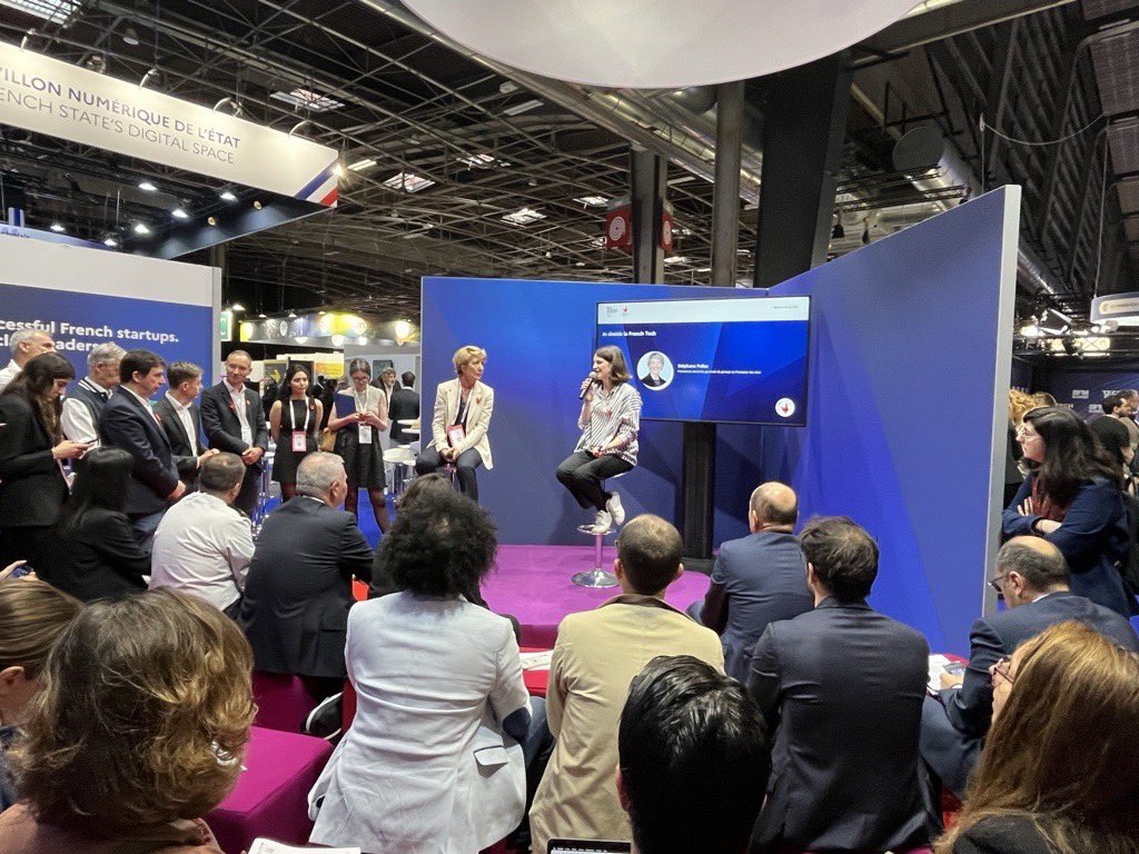 #JeChoisisLaFrenchTech : accroître le recours aux #startups 🇫🇷 d’ici 2027.
A #VivaTech, j'ai témoigné de l’engagement et des actions de @FDJ pour soutenir l’initiative :
✅ 29 M € d’achats réalisés auprès de 200 startups en 2023 (+11 % depuis l’engagement pris il y a un an)