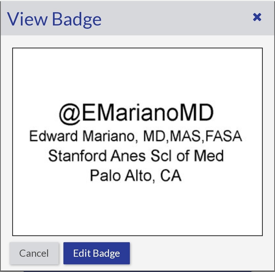 I'm registered for #ANES24! Looking forward to serving as a @CSAHQ Delegate in the House of Delegates, presenting in the educational program, and seeing #anesthesiology colleagues and future #anesthesiologists from around the world! I edited my badge 'nickname' to my X/IG acct👇🏽