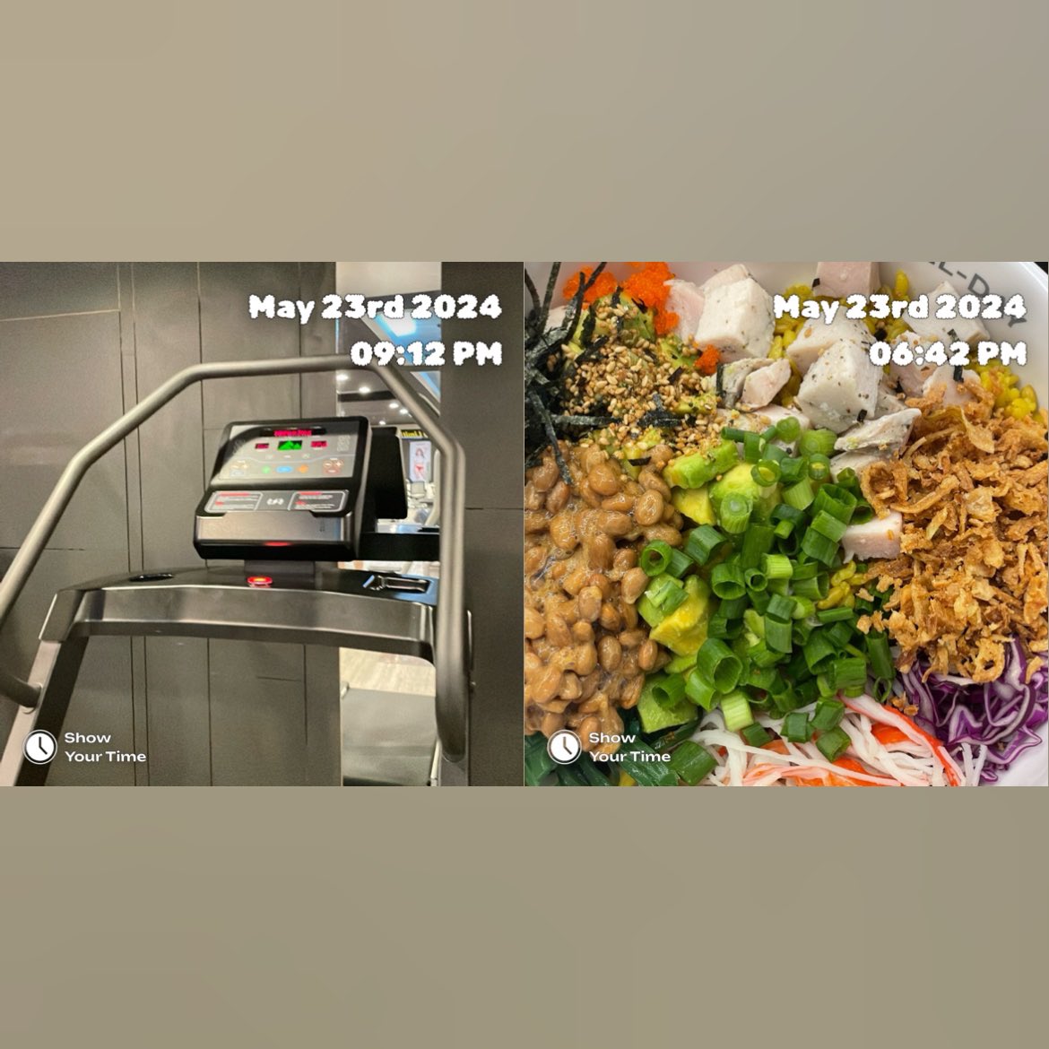 운동과 식단! #showyourtime #운동인증 #식단인증 #타임스탬프앱 #오운완 #다이어트 #샐러드