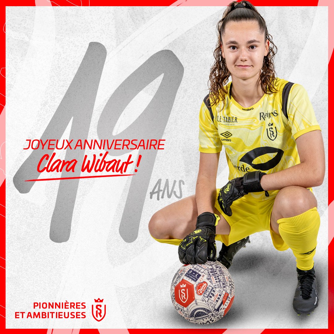 🎉 Une 🔴&⚪️ souffle une bougie de plus ce lundi ! 🎂 🥳 𝙅𝙤𝙮𝙚𝙪𝙭 𝙖𝙣𝙣𝙞𝙫𝙚𝙧𝙨𝙖𝙞𝙧𝙚 à notre jeune gardienne 𝗖𝗹𝗮𝗿𝗮 ! #PionnièresEtAmbitieuses